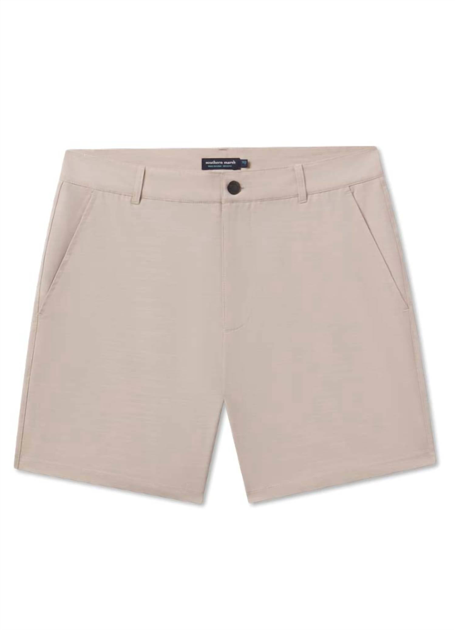 Southern Marsh Men's Fieldtec Hybrid Lined Shorts in burnt taupe - men's shorts