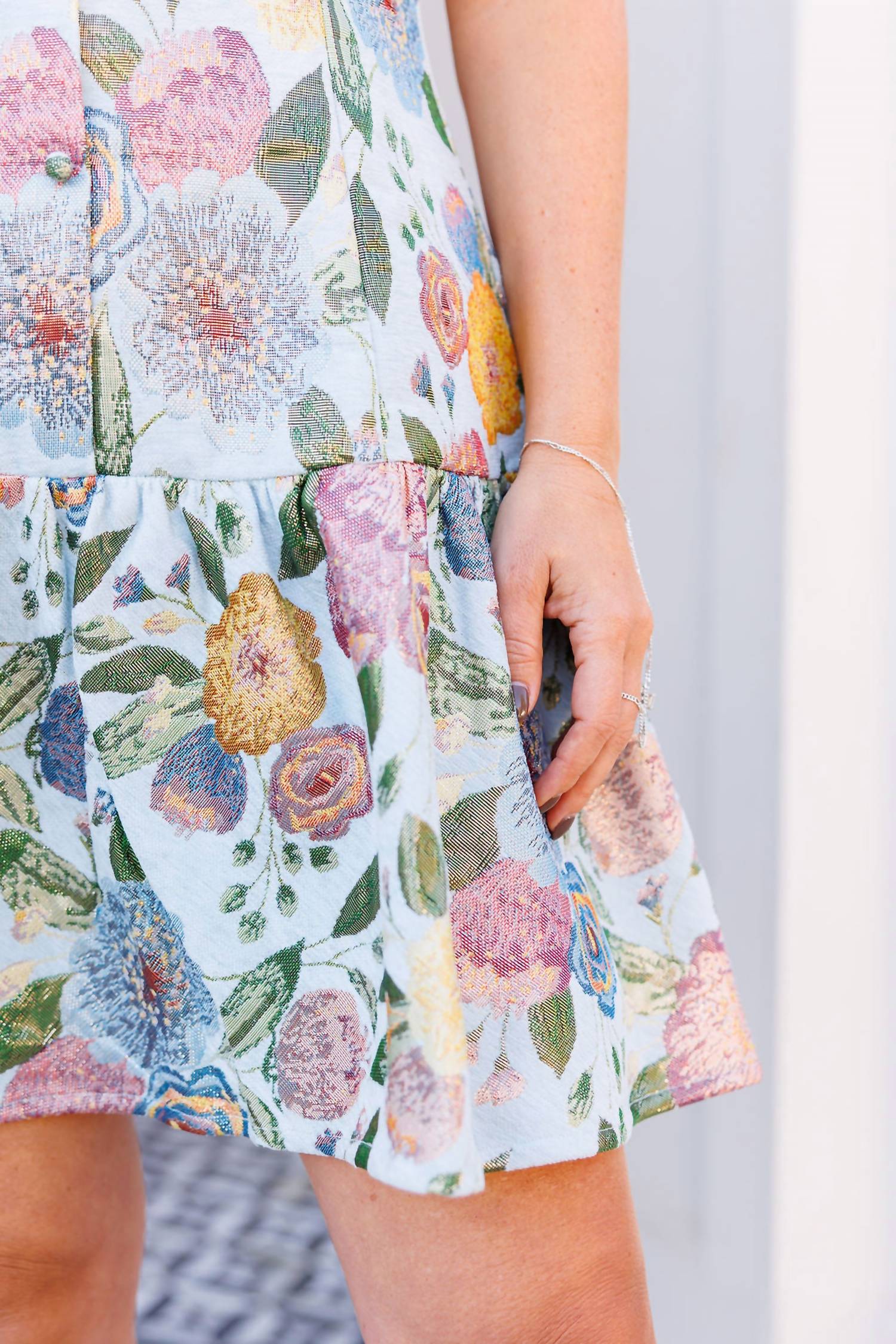 Entro - Blooming Reverie Floral Mini Dress