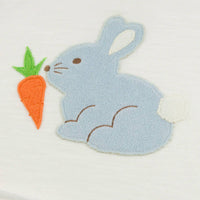 Oh Baby! - Kids Profile Bunny With Carrot Raw Edge Tee