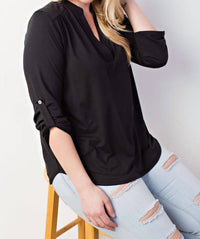 Mittoshop - Peasant Knit Curvy Top - Plus