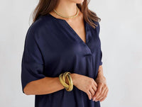 Caryn Lawn - Elizabeth Collared Top