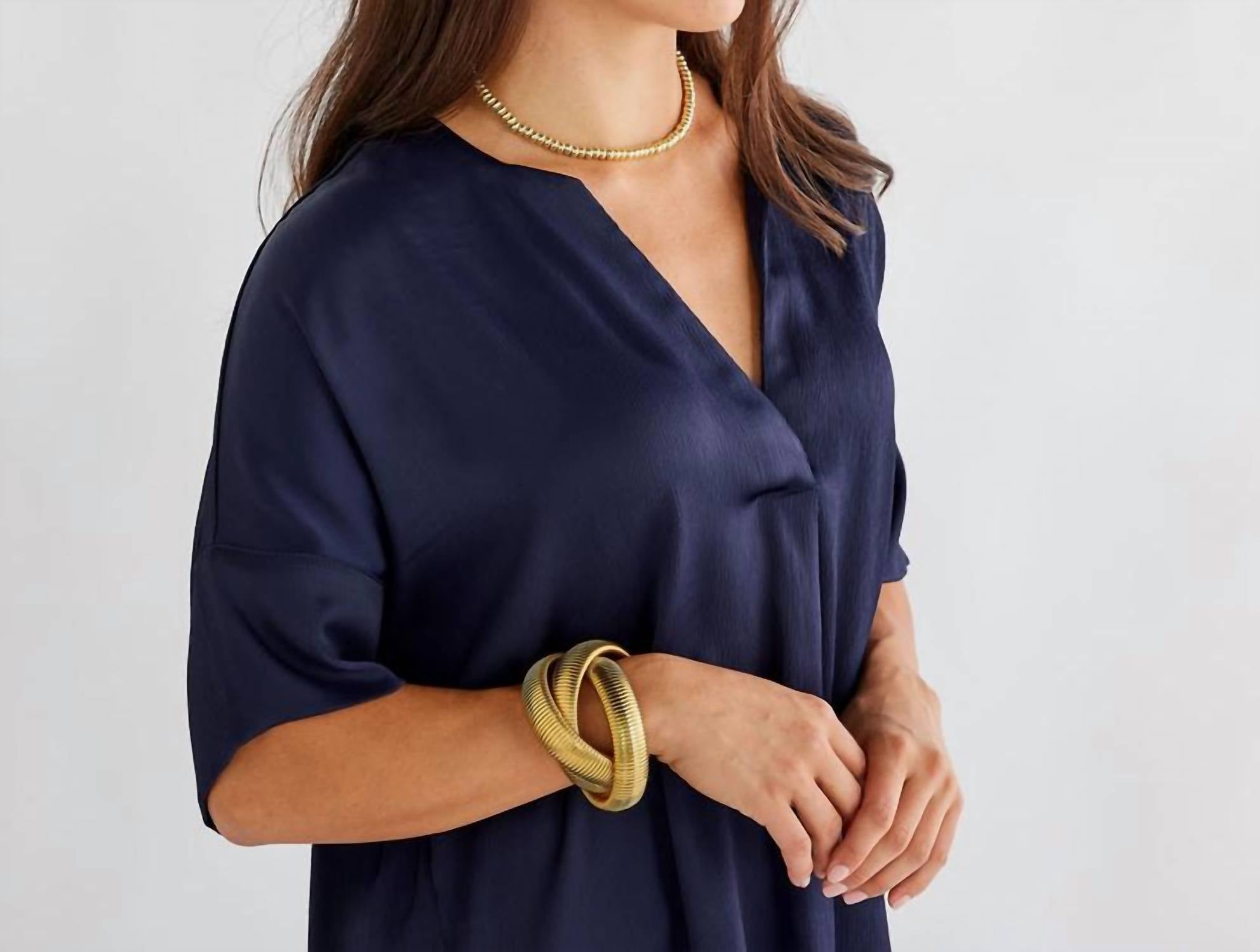 Caryn Lawn - Elizabeth Collared Top