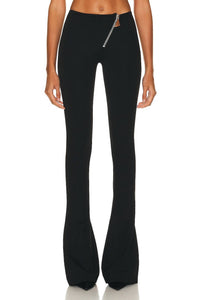 The Attico - Pre-loved Flair Pant With Zip Detail