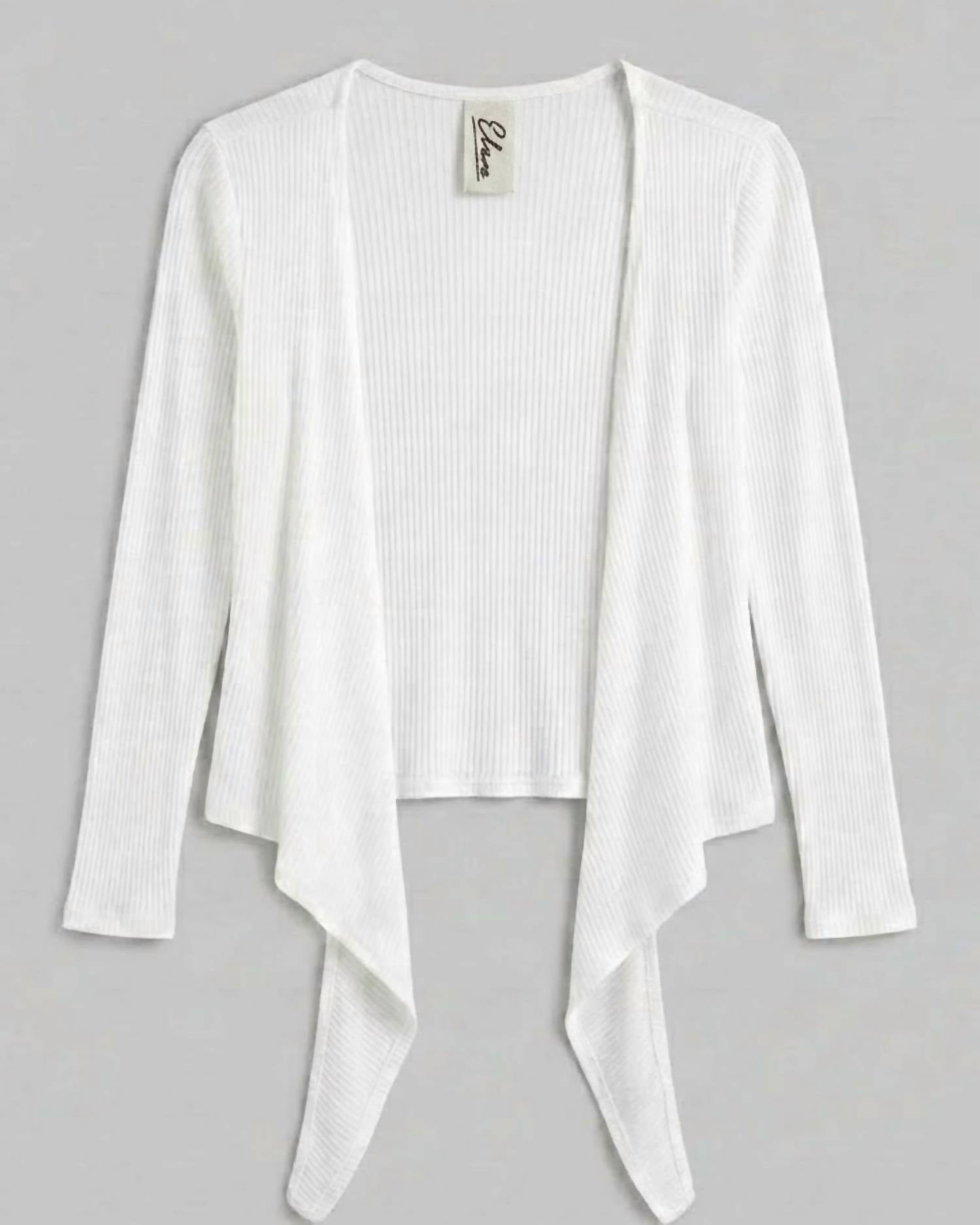Elan - Women's Bow Tie Front Cardigan