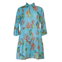 Modaposa - Alcee Sea Life and Coral Print Dress
