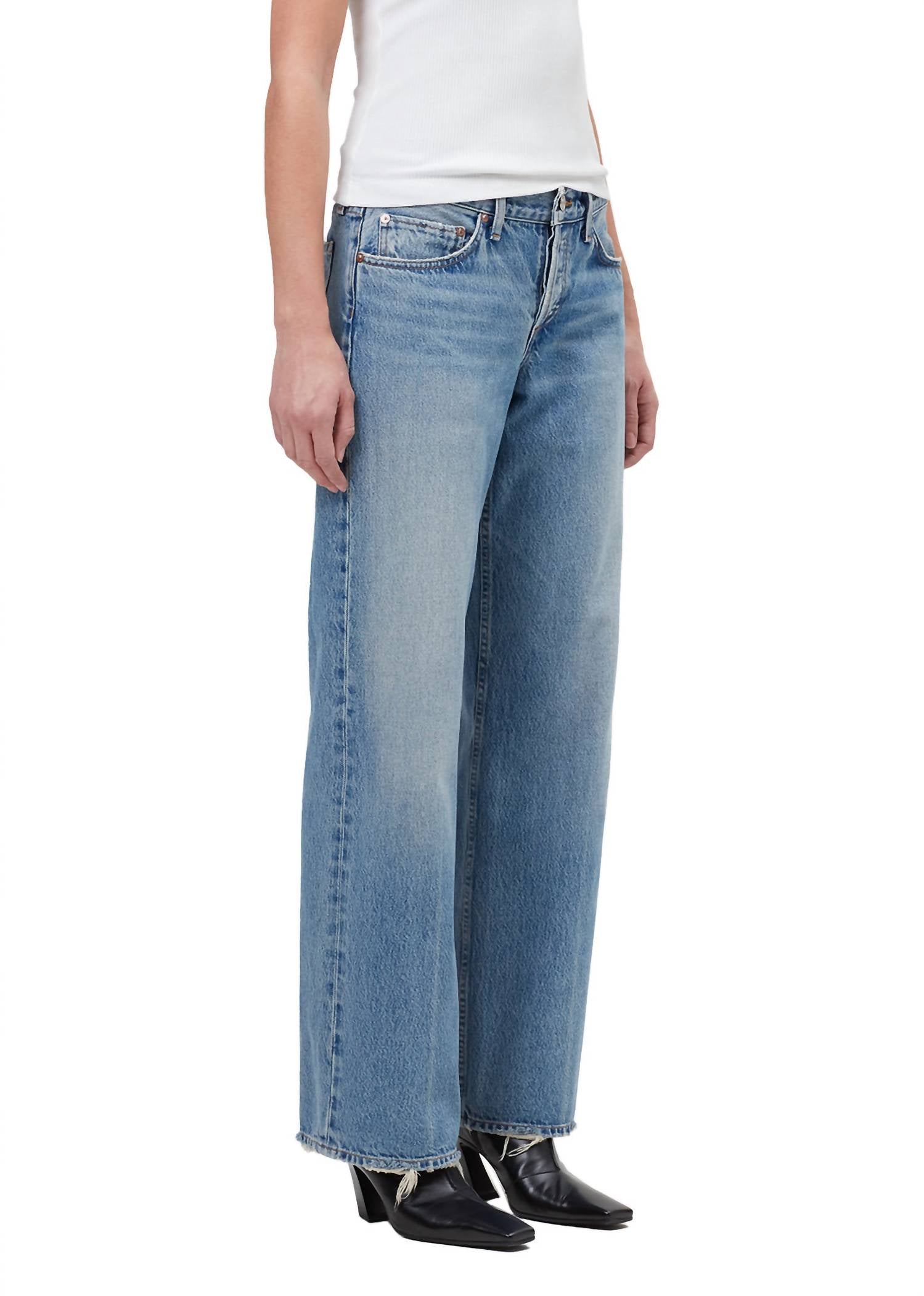 Agolde - Women's Low Rise Loose Jean