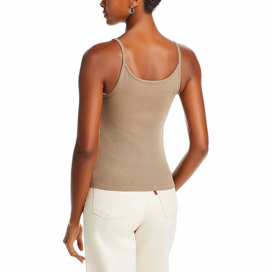 Donni. - Cotton Rib Spaghetti Tank