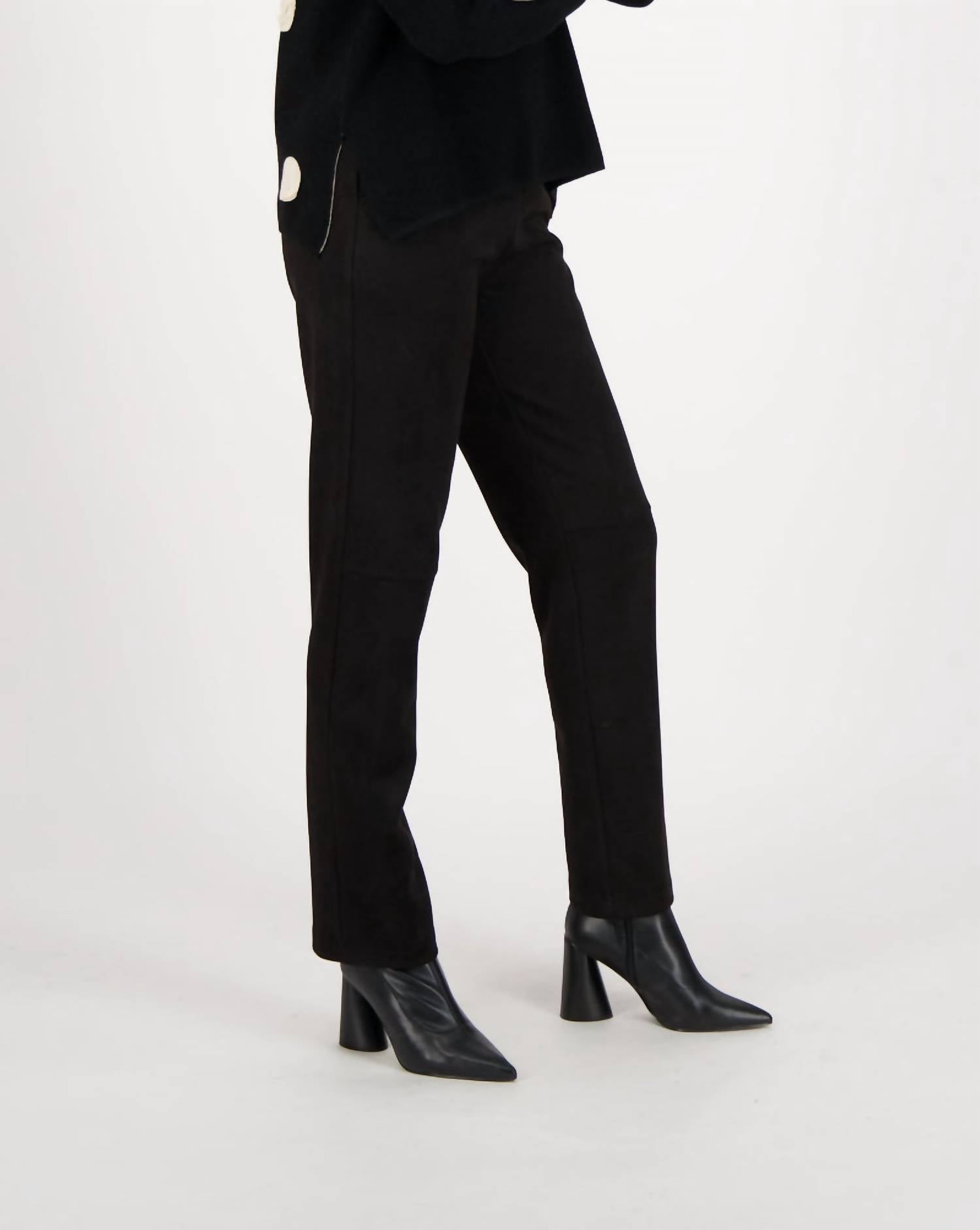 Inspired Style - Suede Straight Pant
