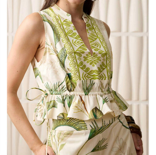 Aylaya - Curaçao V Neck Top