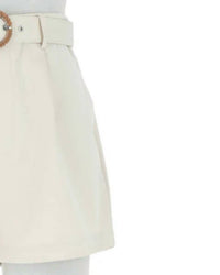 Skies Are Blue - Women's Buckled Belt Short