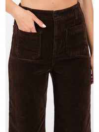 Letter To Juliet - Patch Pocket Corduroy Culottes