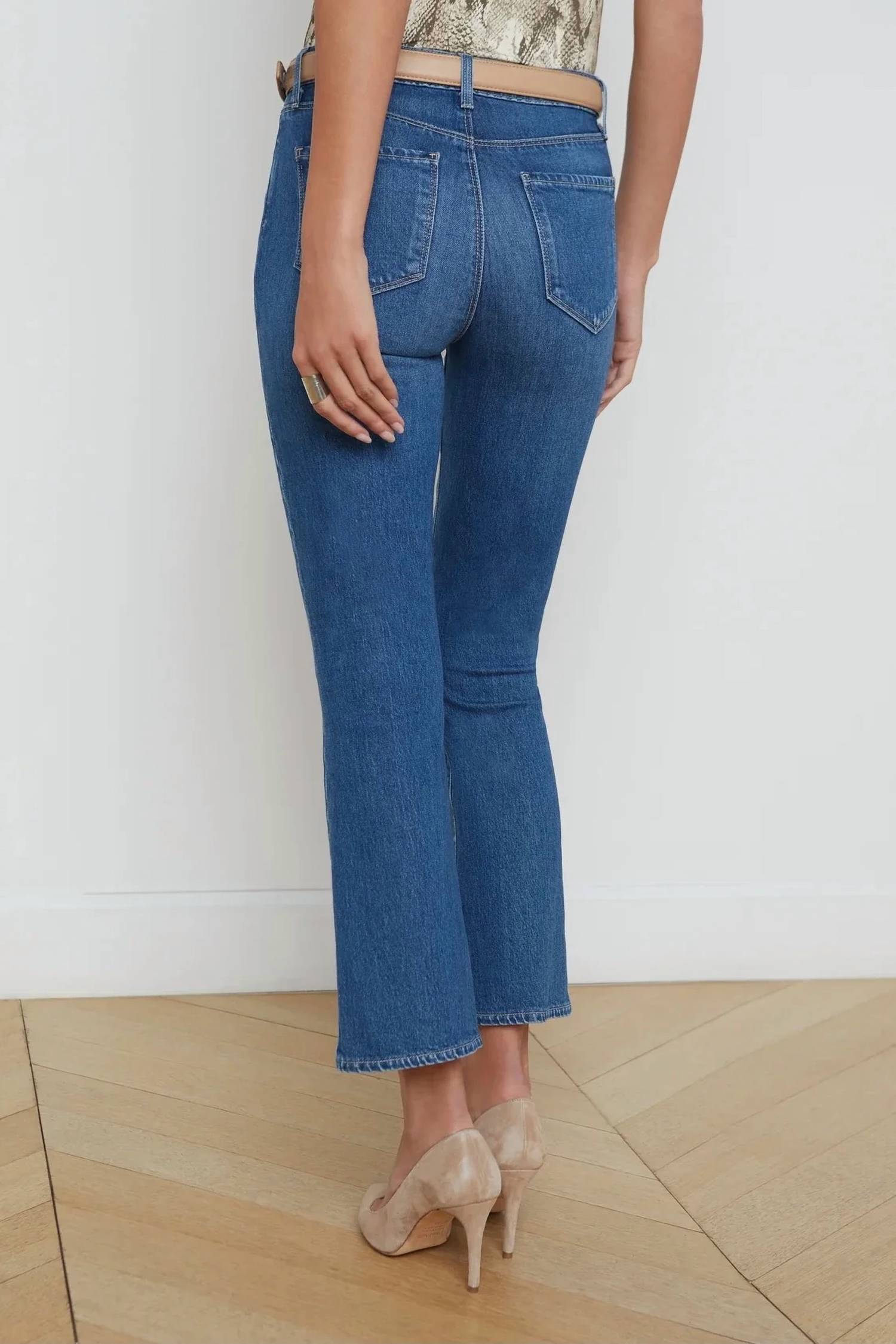 L'Agence - Mira Crop Mini Boot Jeans