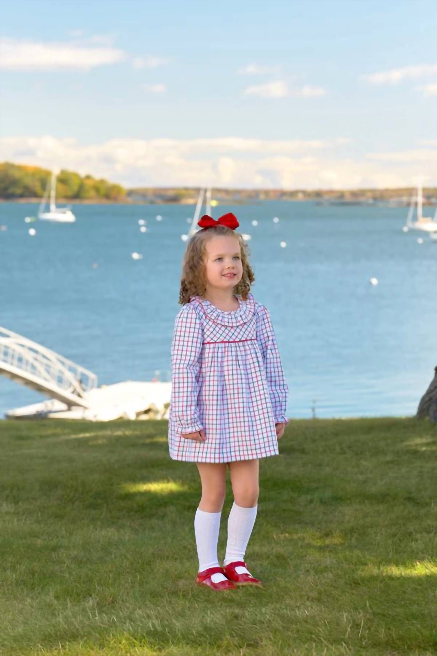 The Beaufort Bonnet Company - Girls' Ramona Ruffle Dress
