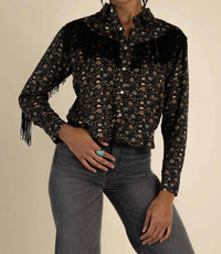 Sendero Provisions Co. - June Western Yoke Blouse With Fringe