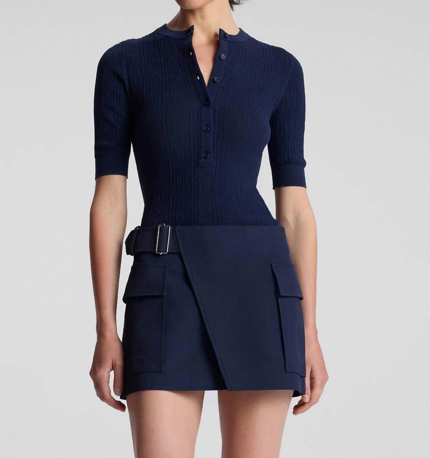 A.L.C. - Fisher Fine Cotton Knit Top