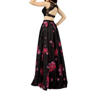Karishma Creations - Two-piece Floral Evening Gown