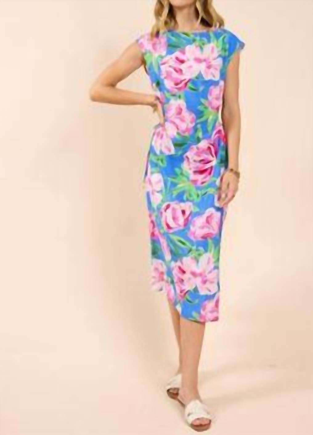 Sadie & Sage - Technicolor Cutout Dress