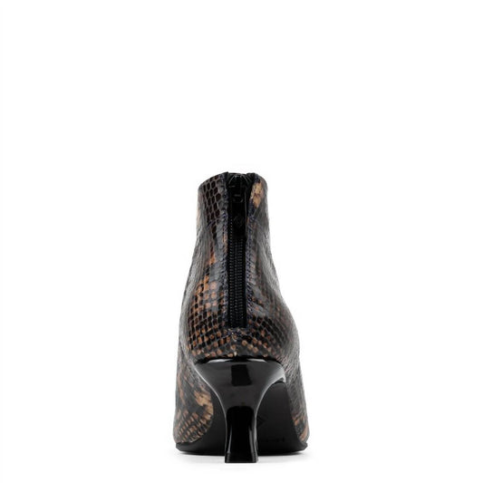 Donald Pliner - Women's Fanfair Snake Print Leather Shootie