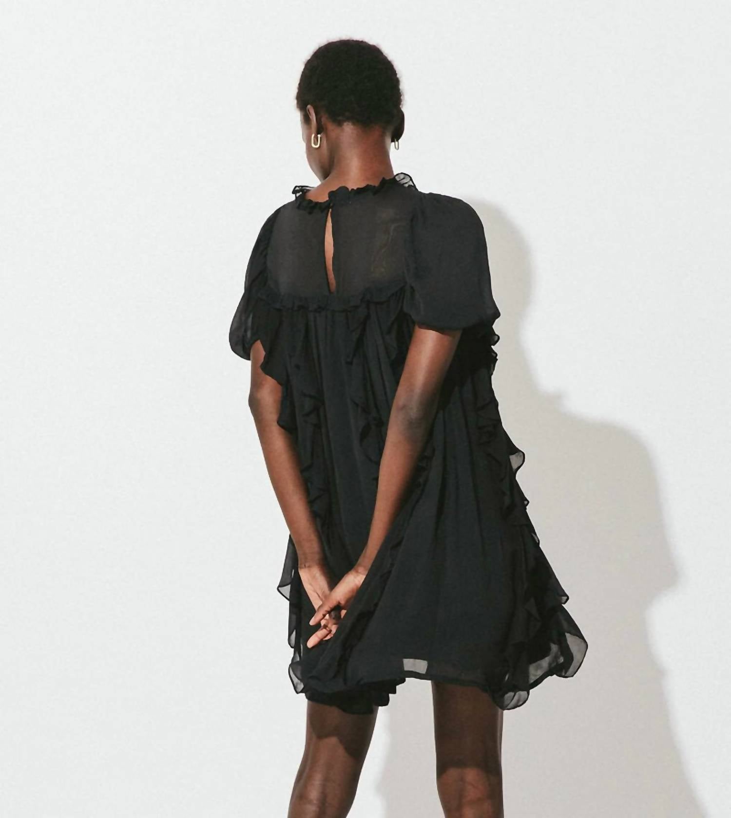 Cleobella - Wallis Solid Chiffon Mini Dress