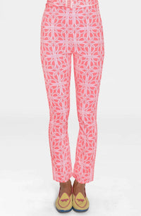 GRETCHEN SCOTT Ring Toss Gripeless Pull On Pants in melon - women's pants - view 4