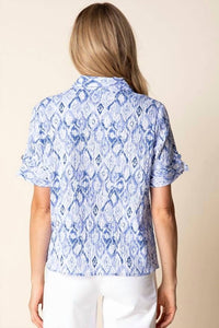 Habitat - Painted Diamonds Laid Back Button Down Shirt