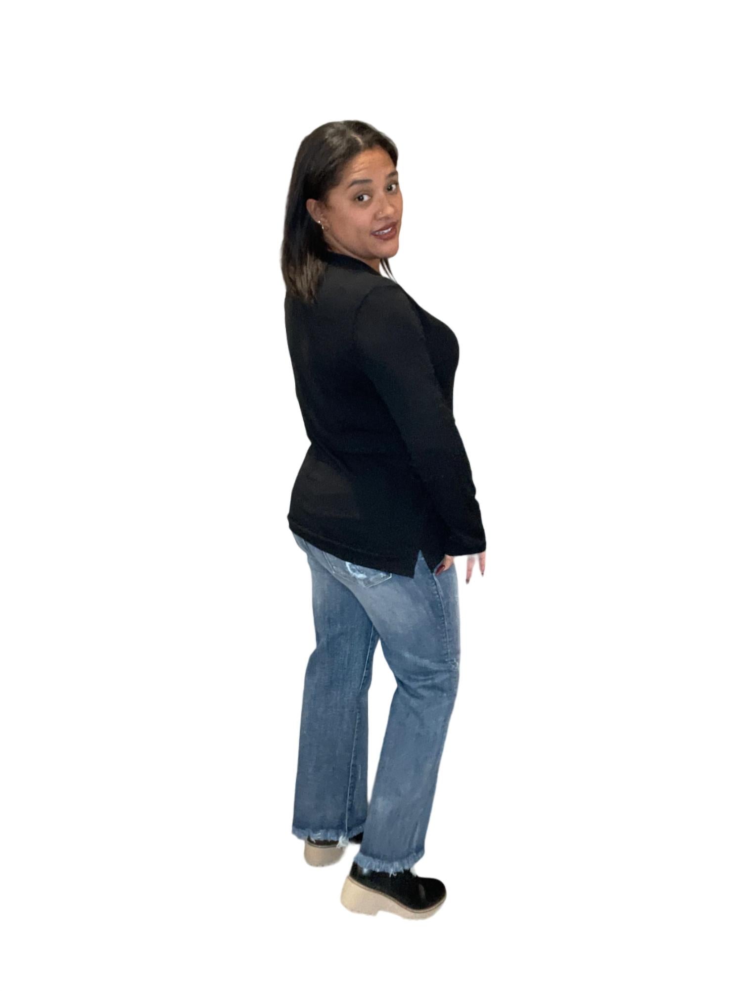 Risen - High Rise Straight Leg Jeans