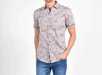 Eight X - Rainbow Confetti Short Sleeve Shirt