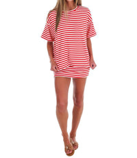 Le Lis - Women's According To You Stripe Two Piece Set