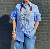 Ravel - Vernal Button-Up Top