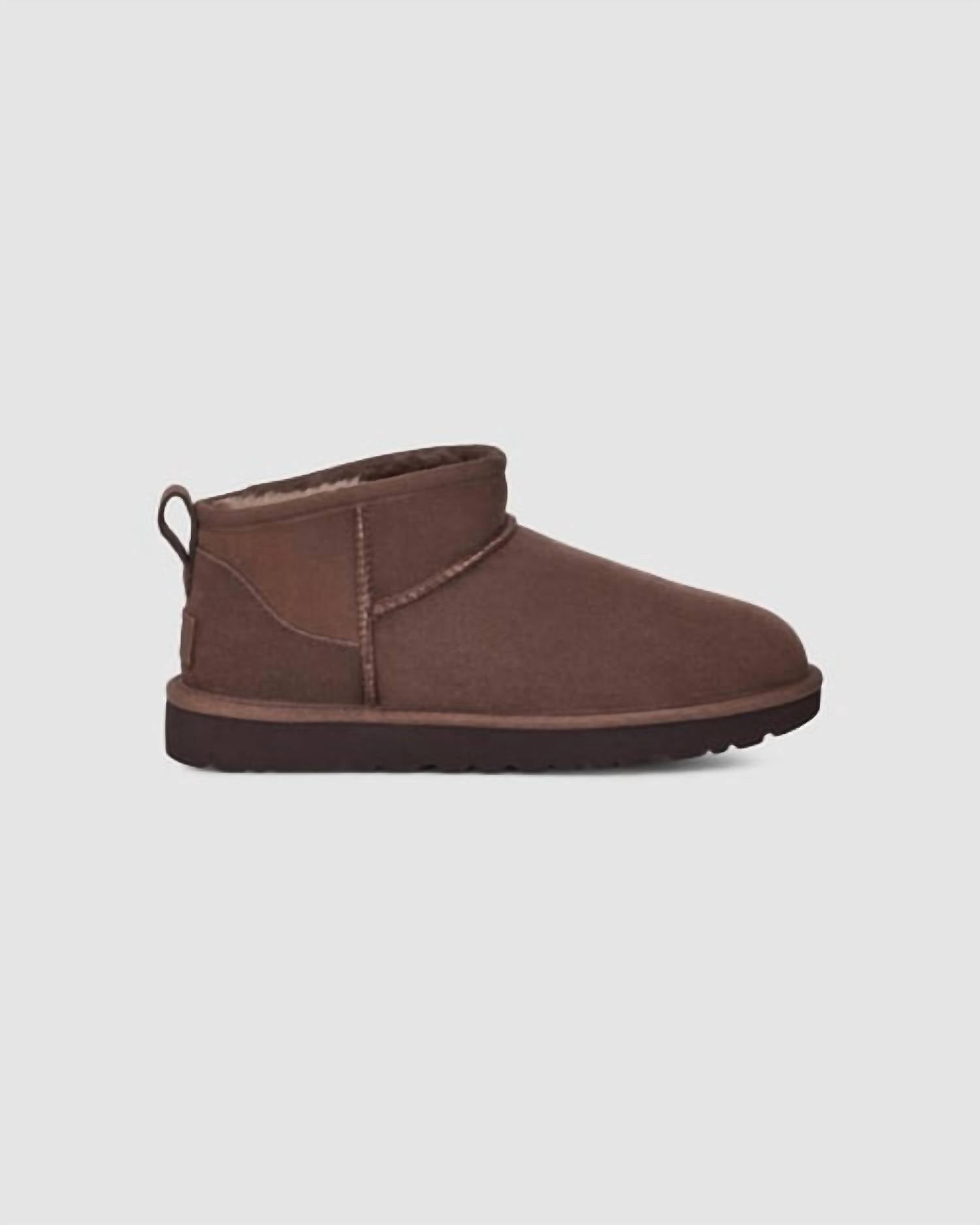 UGG Women's Classic Ultra Mini Boots in burnt cedar 1 - women's shoe