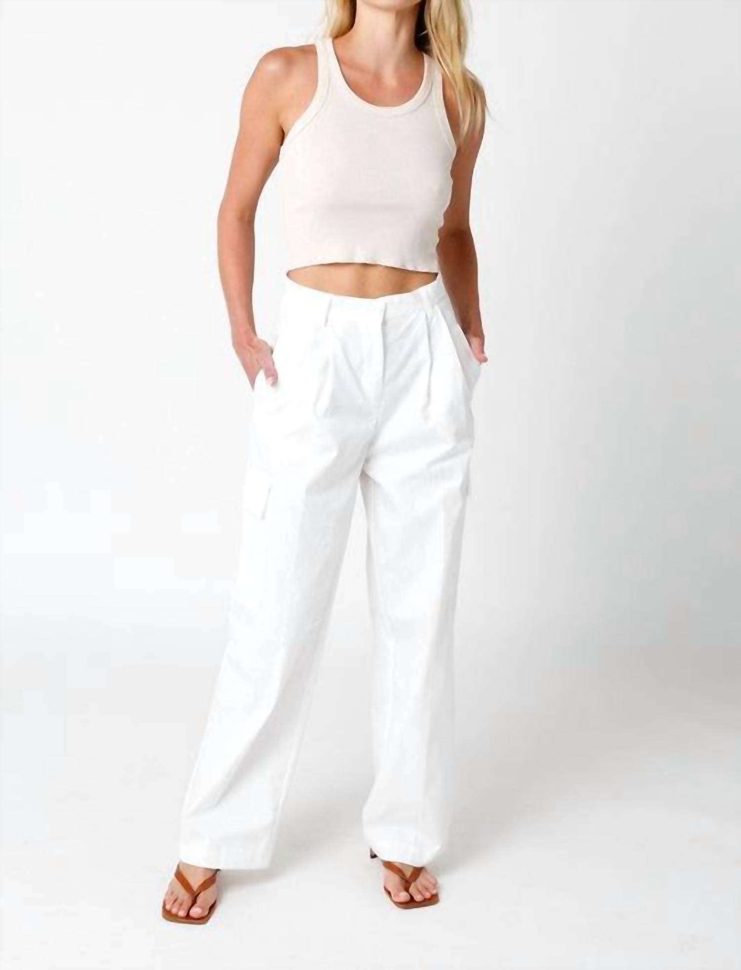 Olivaceous - Arwen Pleated Pants