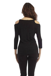 Leah Open Shoulder Top