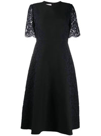 Valentino - Lace Sleeve Dress