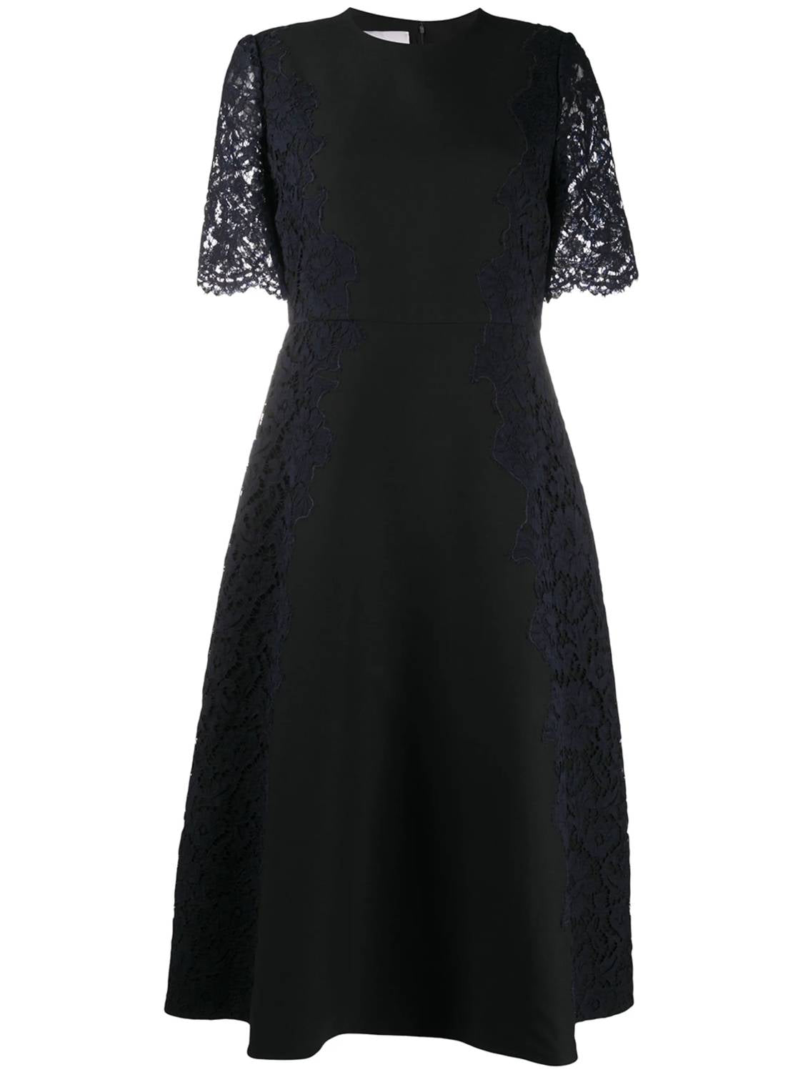 Valentino - Lace Sleeve Dress