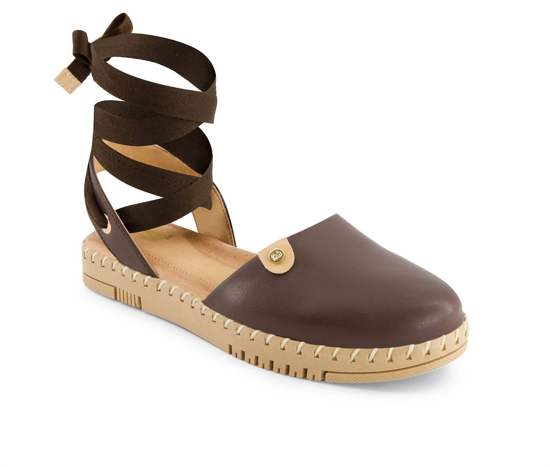 Andrea - Women's Textile Ribbon Lace Flats