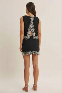 In February - Braylee Crochet Lace Trim Skort