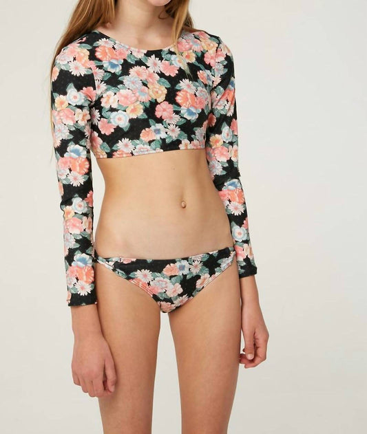 O'Neill - Emilie Floral Long Sleeve Crop Set