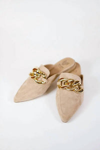 Beast Fashion - Women's Chain Detail Mule