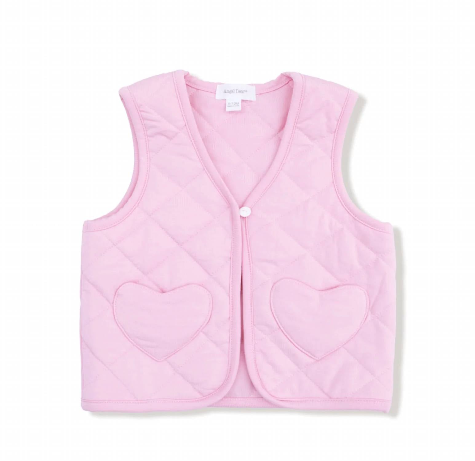 Angel Dear - Girls Quilted Puffer Vest