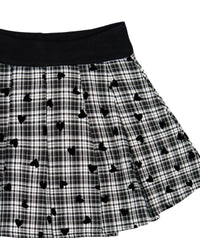 Flowers By Zoe - Girls Barrett Plaid Heart Flannel Skirt