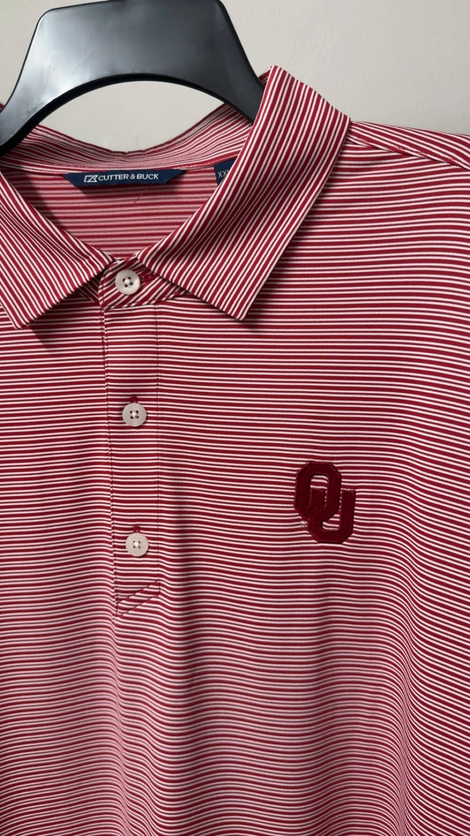 Cutter & Buck - Men's Ou Forge Double Stripe Polo