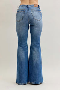 Judy Blue - Jaqueline Angular Seam Flare Jeans