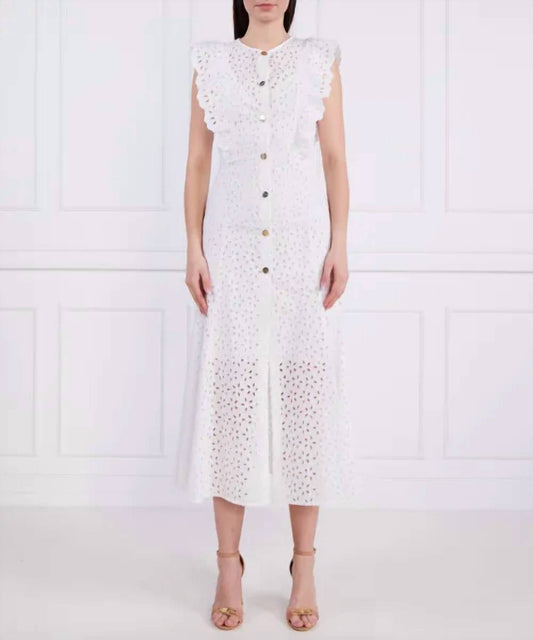 Pinko - Admirable Cotton Embroidery Dress