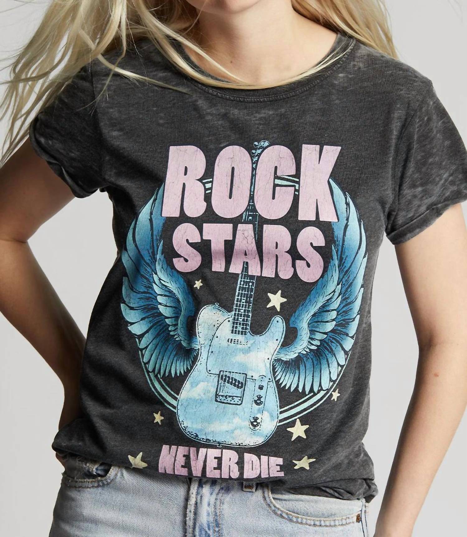 Recycled Karma - Rock Stars Never Die Short Sleeves Tee