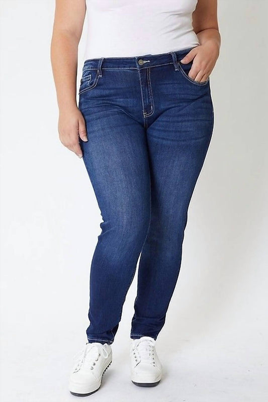 Kancan - PLUS MID RISE SUPER SKINNY JEANS