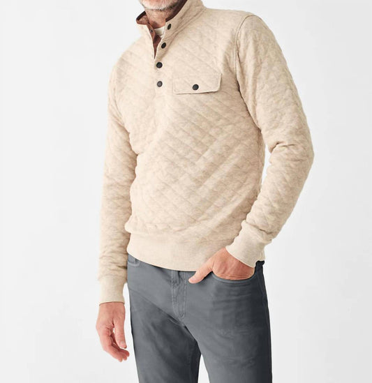 Faherty - Epic Quilted Fleece Pullover Sweatshirt