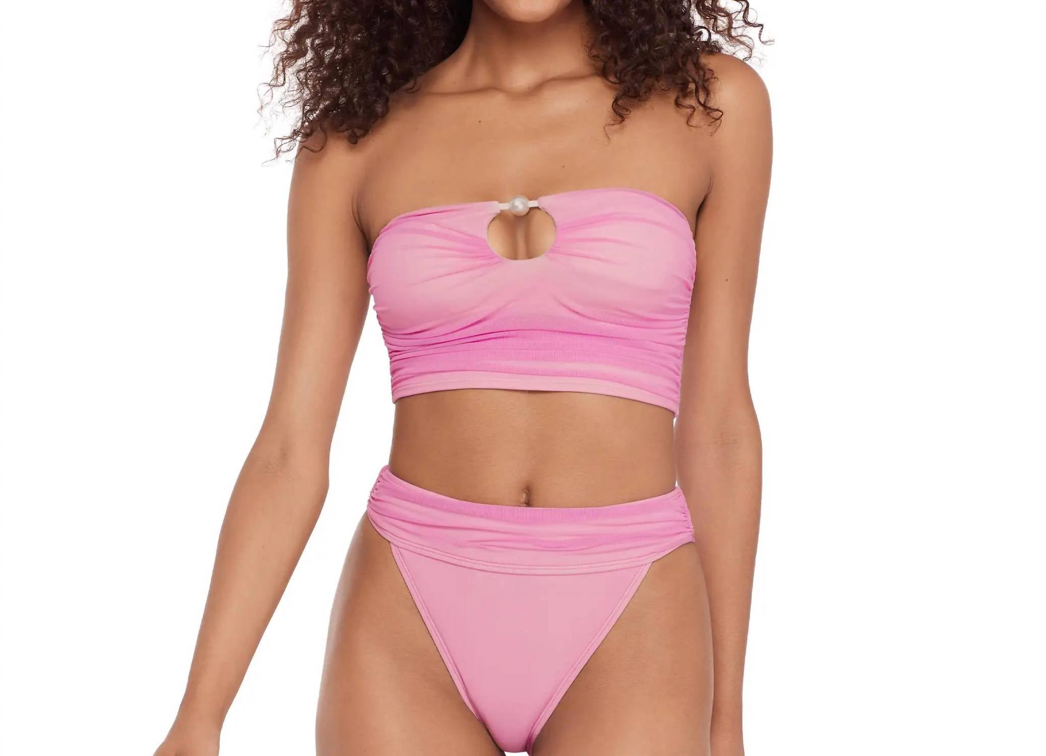 Steve Madden - Keyhole Tube Bikini Top