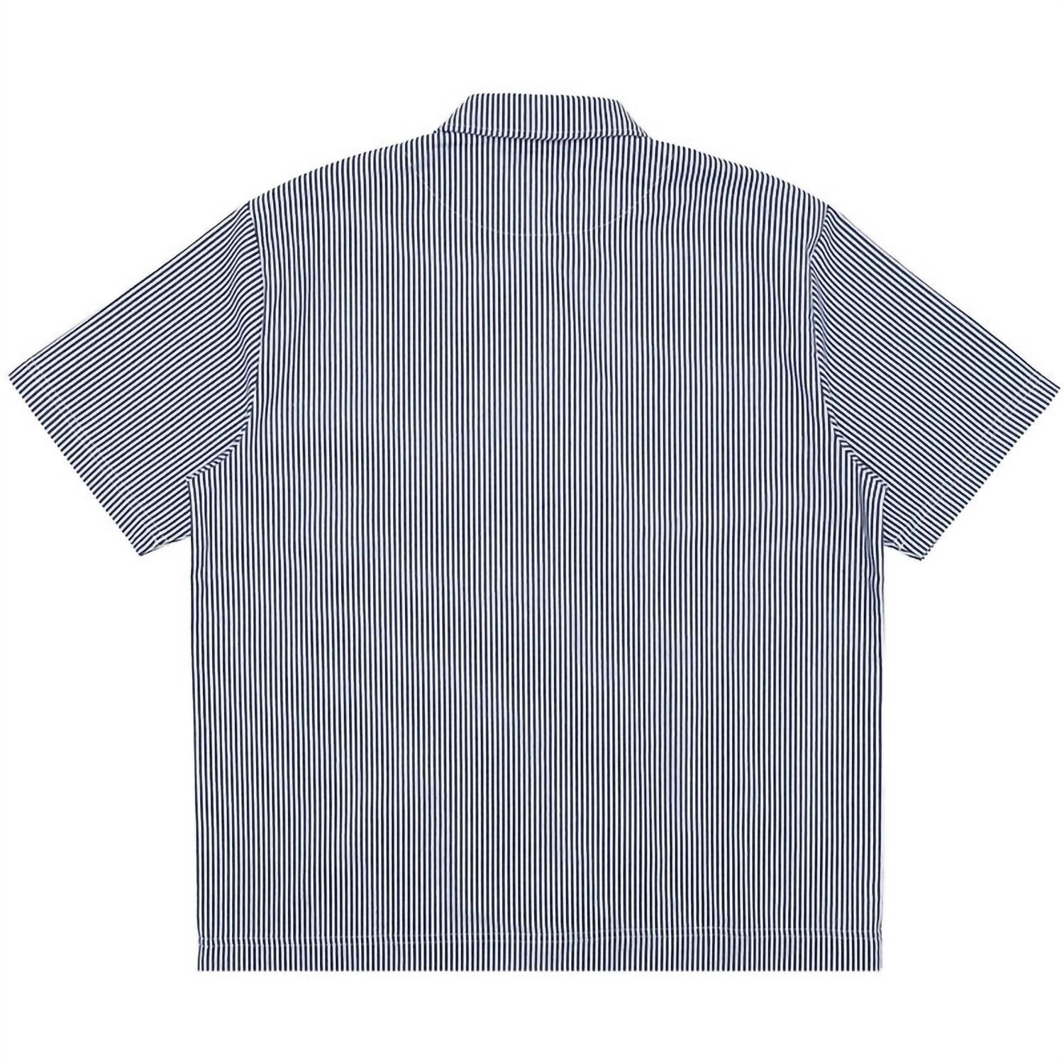 Students Golf - Reymon Short Sleeve Stripe Oxford Button-up Shirt