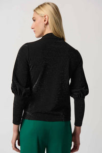 Joseph Ribkoff - Mock Neck Long Sleeve Top