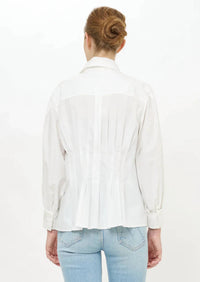 Oliphant - Elizabeth Soft Peplum Silhouette Top